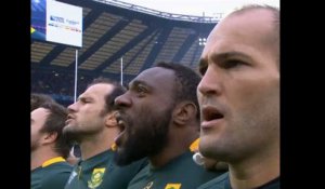 Les demi-finalistes de la Coupe du monde de rugby, en quatre hymnes