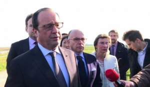 Crash d'un avion russe: condoléances de Hollande à Poutine