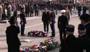 Cérémonies du 11 novembre à l'Arc de Triomphe