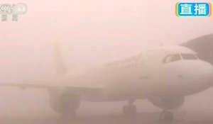 Epais brouillard de pollution en Chine 