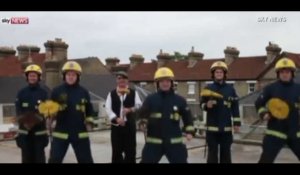 Des pompiers de Cambridge reprennent Mary Poppins pour avertir du danger des cheminées