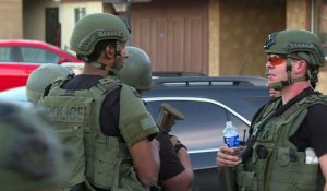 Fusillade: San Bernardino transformée en zone de guerre