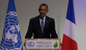 COP21: Obama appelle le monde à "être à la hauteur" des enjeux