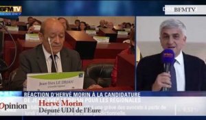 TextO' : Le Drian candidat aux régionales - Hervé Morin (UDI) : "Il doit démissionner"