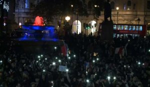 Attentats de Paris: manifestations de soutien à travers l'Europe