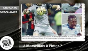 OM: 3 joueurs sur les tablettes de l'Inter