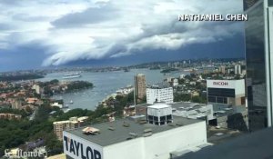 Time-lapse : quand une tempête fond sur Sydney
