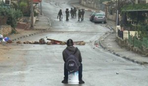Cisjordanie: huerts entre Palestiniens et forces israéliennes