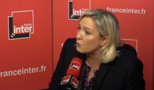 Prise en flagrant délit d'intox, Marine Le Pen quitte le plateau de France Inter