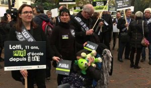 Handicapés: un "exil forcé" en Belgique