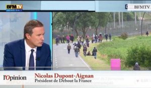 TextO' : Calais - Nicolas Dupont-Aignan : «Je m'inquiète pour la santé mentale du gouvernement»