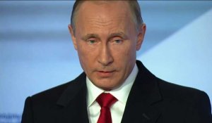 Syrie: Poutine fustige le "double jeu" occidental