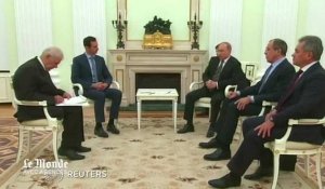 Assad a rendu visite à Poutine à Moscou 