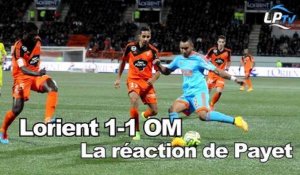 Lorient 1-1 OM : la réaction de Payet