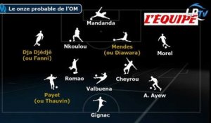 Bordeaux-OM : des indices sur la compo