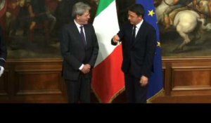 Italie: passation de pouvoir entre Renzi et Gentiloni