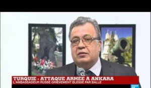 L'ambassadeur russe grièvement blessé par balle à Ankara - TURQUIE