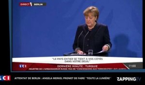Attentat de Berlin : Angela Merkel est ''saisie d'effroi'' et dénonce un ''acte ignoble''