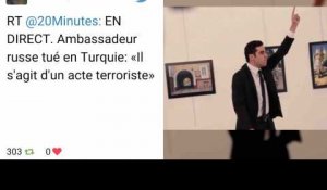 L'ambassadeur russe en Turquie tué par balle à Ankara