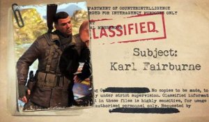 Sniper Elite 4 - Bande-annonce Karl Fairburne
