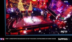 VTEP : Christophe Beaugrand se fait toucher les parties intimes, la danse gênante (Vidéo)