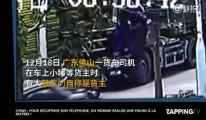 Chine : Un homme dégomme le voleur de son téléphone avec une prise digne de Matrix ! (Vidéo)