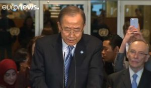 Les adieux au monde de Ban ki-moon