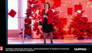 Vivement dimanche : Anne Roumanoff dézingue les adieux de François Hollande et Nicolas Sarkozy