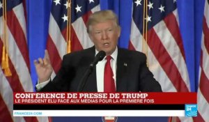 REPLAY - 1ère conférence de presse du président élu des États-Unis Donald Trump