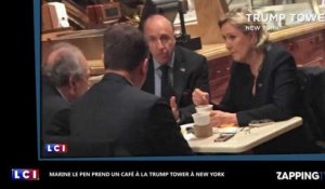 Marine Le Pen : Quand la présidente du FN boit un café à la Trump Tower (Vidéo)