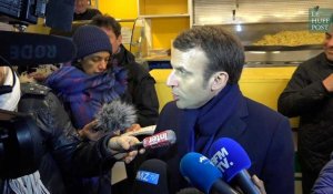 À Hénin-Beaumont, Macron s'adresse aux électeurs FN : "Vous suivez un parti qui vous ment"