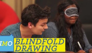 BLINDFOLD DRAWING CHALLENGE !