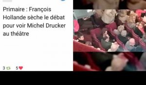 François Hollande préfère Michel Drucker au débat de la primaire