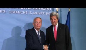 Israël/Palestine:J. Kerry et F. Hollande arrivés à la conférence