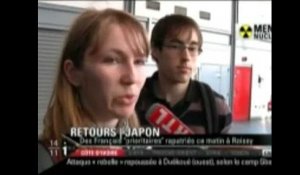 Les premiers rapatriés français du Japon témoignent
