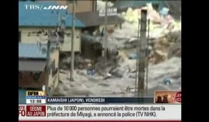 Séisme au Japon : les habitants filment le tsunami