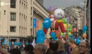 Betty Boop et Kid Paddle dans les rues de Bruxelles