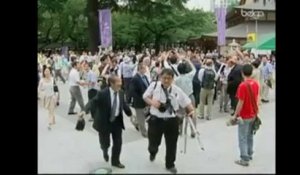 Visite polémique de Jean-Marie Le Pen au Japon