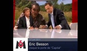 Politizap : Eric Besson quitte le plateau de Capital