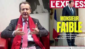 François Hollande, Monsieur Faible: la couverture de L'Express cette semaine