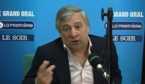 Le grand oral Le Soir/RTBF avec Antonio Tajani: «Pas de feu rouge à la nationalisation d'ArcelorMittal»