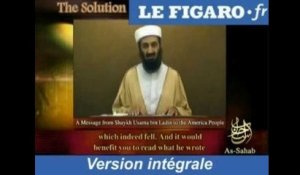 Vidéo de Ben Laden intégrale par lefigaro.fr [partie 2]