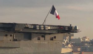 Le porte-avions Charles de Gaulle de retour à Toulon