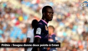 Prêtés : Sougou donne deux points à Evian