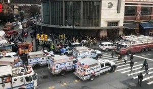 New York: plus de 100 blessés dans l'accident d'un train de banlieue