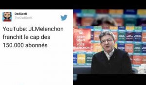 YouTube: Jean-Luc Mélenchon franchit le cap des 150.000 abonnés