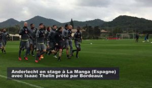 Anderlecht à La Manga avec Isaac Thelin prêté par Bordeaux