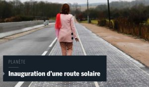 La première route solaire au monde inaugurée en Normandie