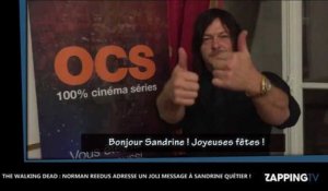The Walking Dead : Norman Reedus adresse un tendre message à Sandrine Quétier (Vidéo)