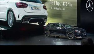 Mercedes-AMG GLA 45 4Matic reveal at NAIAS 2017 | AutoMotoTV